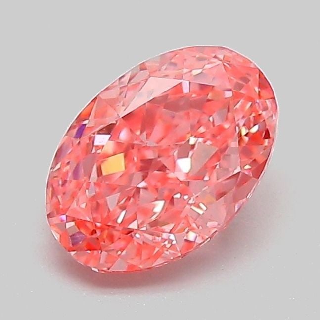 IGI Oval 1.1ct Fancy Vivid Pink VVS2 - Loose Lab Diamond: IGI Oval 1.1ct Fancy Vivid Pink VVS2 - Loose Lab Diamond Item Specifics: Source: This Is A Real Diamond Grown In A Lab Not Mined. Carat: 1.1 Cut: - Color: Fancy Vivid Pink Clarity: VVS2 Polish: EX Sym