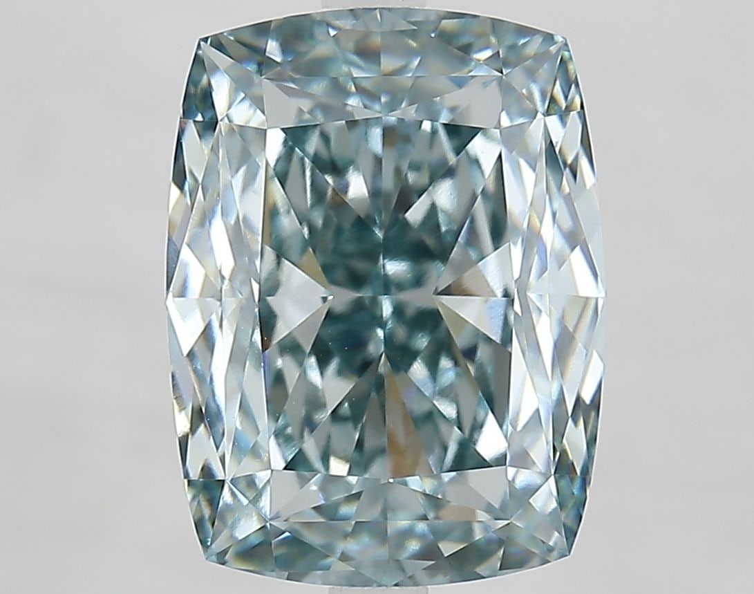 IGI Cushion Modified 7.02ct Fancy Vivid Blueish Green VVS2 - Loose Lab Diamond: IGI Cushion Modified 7.02ct Fancy Vivid Blueish Green VVS2 - Loose Lab Diamond Item Specifics: Source: This Is A Real Diamond Grown In A Lab Not Mined. Carat: 7.02 Cut: - Color: Fancy Vivid Blueish Gr