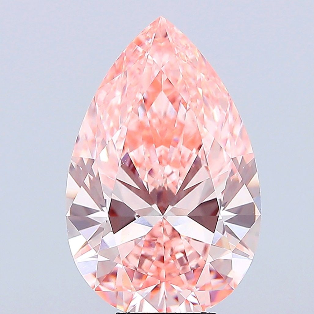 IGI Pear 8.06ct Fancy Vivid Pink VVS2 - Loose Lab Diamond: IGI Pear 8.06ct Fancy Vivid Pink VVS2 - Loose Lab Diamond Item Specifics: Source: This Is A Real Diamond Grown In A Lab Not Mined. Carat: 8.06 Cut: - Color: Fancy Vivid Pink Clarity: VVS2 Polish: EX S