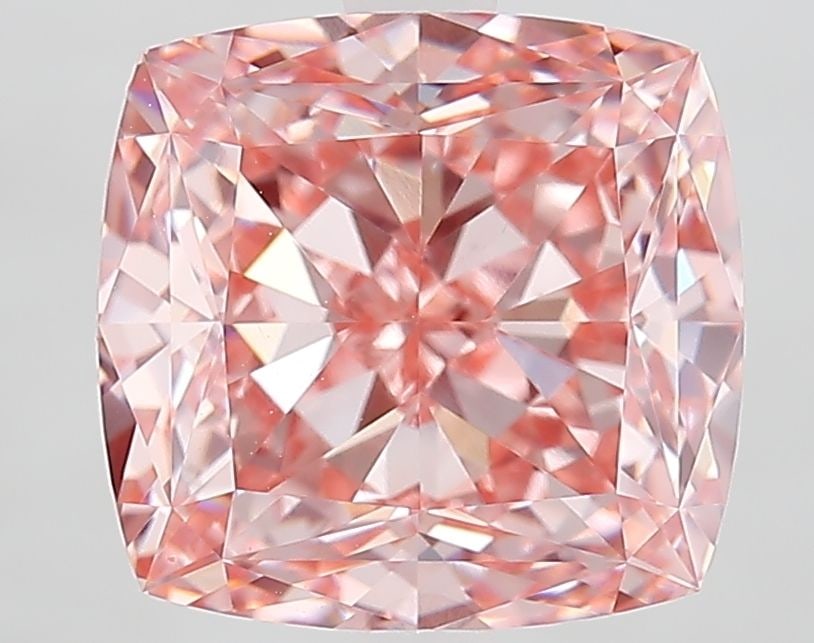 IGI Cushion Modified 5.09ct Fancy Vivid Pink VVS2 - Loose Lab Diamond: IGI Cushion Modified 5.09ct Fancy Vivid Pink VVS2 - Loose Lab Diamond Item Specifics: Source: This Is A Real Diamond Grown In A Lab Not Mined. Carat: 5.09 Cut: - Color: Fancy Vivid Pink Clarity: VVS2 