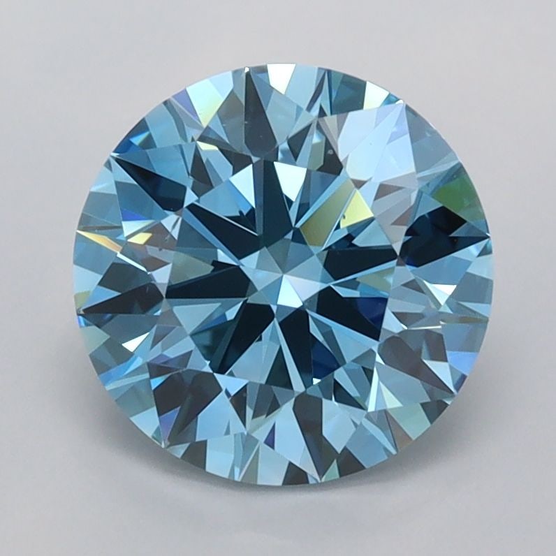 IGI Round 2.0ct Fancy Vivid Blue VVS1 - Ideal Loose Lab Diamond: IGI Round 2.0ct Fancy Vivid Blue VVS1 - Ideal Loose Lab Diamond Item Specifics: Source: This Is A Real Diamond Grown In A Lab Not Mined. Carat: 2.0 Cut: ID Color: Fancy Vivid Blue Clarity: VVS1 Polish