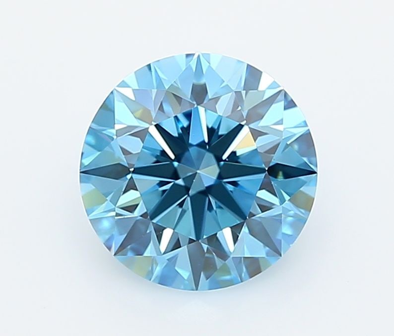 IGI Round 2.04ct Fancy Vivid Blue VVS2 - Ideal Loose Lab Diamond: IGI Round 2.04ct Fancy Vivid Blue VVS2 - Ideal Loose Lab Diamond Item Specifics: Source: This Is A Real Diamond Grown In A Lab Not Mined. Carat: 2.04 Cut: ID Color: Fancy Vivid Blue Clarity: VVS2 Poli