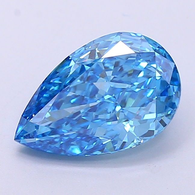 IGI Pear 2.54ct Fancy Vivid Blue VVS2 - Loose Lab Diamond: IGI Pear 2.54ct Fancy Vivid Blue VVS2 - Loose Lab Diamond Item Specifics: Source: This Is A Real Diamond Grown In A Lab Not Mined. Carat: 2.54 Cut: - Color: Fancy Vivid Blue Clarity: VVS2 Polish: EX S