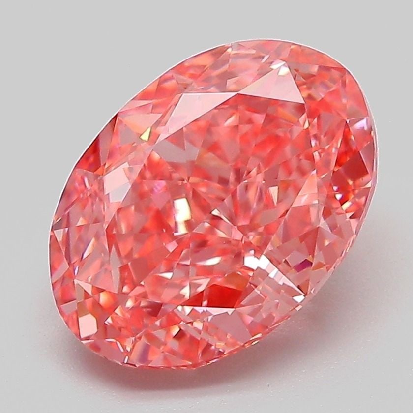 IGI Oval 3.5ct Fancy Vivid Pink VVS2 - Loose Lab Diamond: IGI Oval 3.5ct Fancy Vivid Pink VVS2 - Loose Lab Diamond Item Specifics: Source: This Is A Real Diamond Grown In A Lab Not Mined. Carat: 3.5 Cut: - Color: Fancy Vivid Pink Clarity: VVS2 Polish: EX Sym