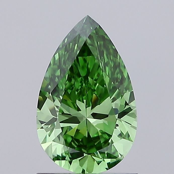 IGI Pear 1.04ct Fancy Vivid Green VVS2 - Loose Lab Diamond: IGI Pear 1.04ct Fancy Vivid Green VVS2 - Loose Lab Diamond Item Specifics: Source: This Is A Real Diamond Grown In A Lab Not Mined. Carat: 1.04 Cut: - Color: Fancy Vivid Green Clarity: VVS2 Polish: VG
