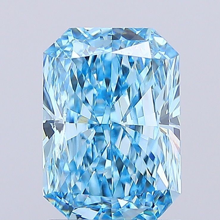 IGI Radiant 2.01ct Fancy Vivid Blue VVS2 - Loose Lab Diamond: IGI Radiant 2.01ct Fancy Vivid Blue VVS2 - Loose Lab Diamond Item Specifics: Source: This Is A Real Diamond Grown In A Lab Not Mined. Carat: 2.01 Cut: - Color: Fancy Vivid Blue Clarity: VVS2 Polish: E