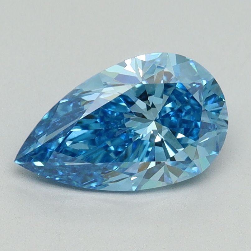 IGI Pear 1.24ct Fancy Vivid Blue VVS2 - Loose Lab Diamond: IGI Pear 1.24ct Fancy Vivid Blue VVS2 - Loose Lab Diamond Item Specifics: Source: This Is A Real Diamond Grown In A Lab Not Mined. Carat: 1.24 Cut: - Color: Fancy Vivid Blue Clarity: VVS2 Polish: EX S