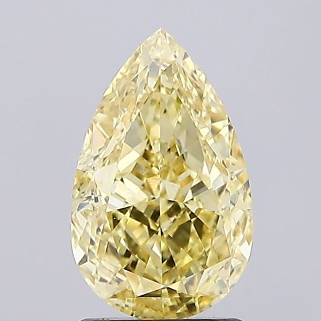 IGI Pear 2.14ct Fancy Vivid Yellow VVS2 - Loose Lab Diamond: IGI Pear 2.14ct Fancy Vivid Yellow VVS2 - Loose Lab Diamond Item Specifics: Source: This Is A Real Diamond Grown In A Lab Not Mined. Carat: 2.14 Cut: - Color: Fancy Vivid Yellow Clarity: VVS2 Polish: 