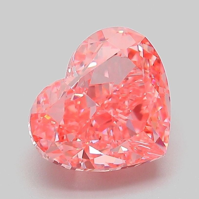 IGI Heart 3.03ct Fancy Vivid Pink VVS2 - Loose Lab Diamond: IGI Heart 3.03ct Fancy Vivid Pink VVS2 - Loose Lab Diamond Item Specifics: Source: This Is A Real Diamond Grown In A Lab Not Mined. Carat: 3.03 Cut: - Color: Fancy Vivid Pink Clarity: VVS2 Polish: EX 