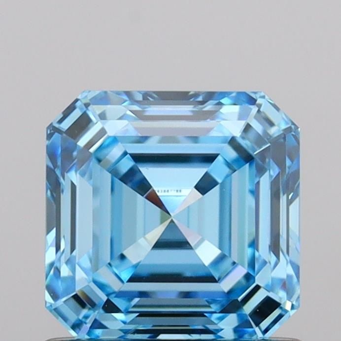IGI Asscher 1.01ct Fancy Vivid Blue VVS2 - Loose Lab Diamond: IGI Asscher 1.01ct Fancy Vivid Blue VVS2 - Loose Lab Diamond Item Specifics: Source: This Is A Real Diamond Grown In A Lab Not Mined. Carat: 1.01 Cut: - Color: Fancy Vivid Blue Clarity: VVS2 Polish: E