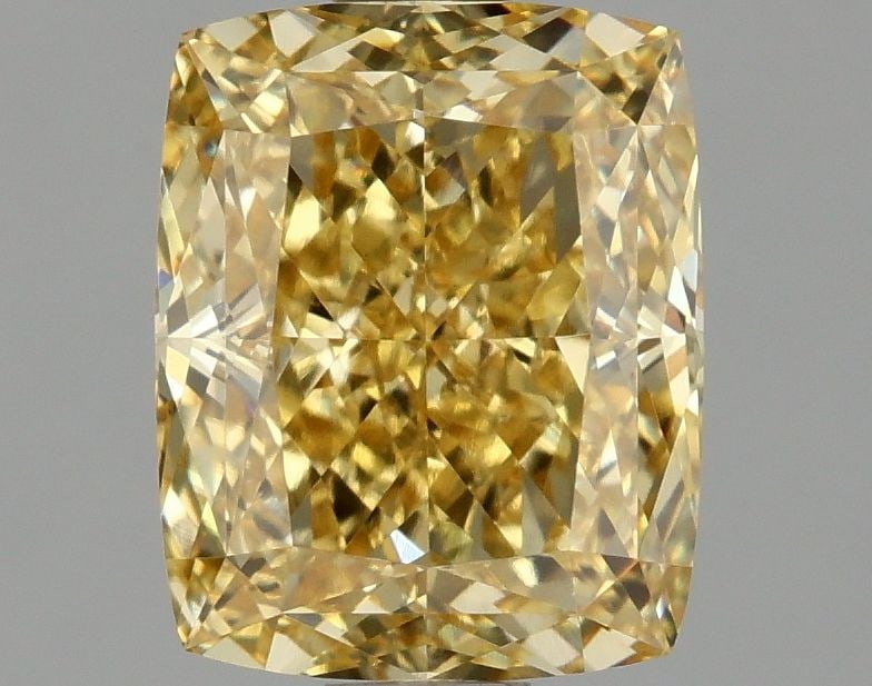IGI Cushion Modified 1.59ct Fancy Vivid Yellow VVS2 - Loose Lab Diamond: IGI Cushion Modified 1.59ct Fancy Vivid Yellow VVS2 - Loose Lab Diamond Item Specifics: Source: This Is A Real Diamond Grown In A Lab Not Mined. Carat: 1.59 Cut: - Color: Fancy Vivid Yellow Clarity: V