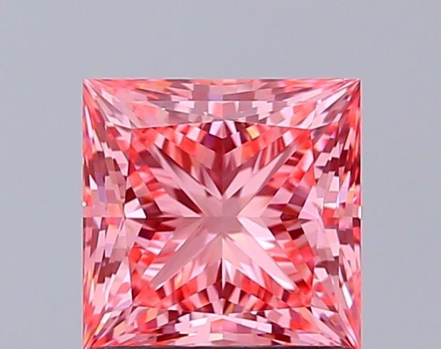 IGI Princess 1.56ct Fancy Vivid Pink VVS2 - Loose Lab Diamond: IGI Princess 1.56ct Fancy Vivid Pink VVS2 - Loose Lab Diamond Item Specifics: Source: This Is A Real Diamond Grown In A Lab Not Mined. Carat: 1.56 Cut: - Color: Fancy Vivid Pink Clarity: VVS2 Polish: 