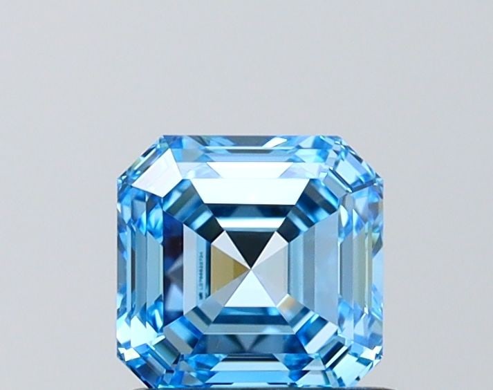 IGI Asscher 1.08ct Fancy Vivid Blue VVS2 - Loose Lab Diamond: IGI Asscher 1.08ct Fancy Vivid Blue VVS2 - Loose Lab Diamond Item Specifics: Source: This Is A Real Diamond Grown In A Lab Not Mined. Carat: 1.08 Cut: - Color: Fancy Vivid Blue Clarity: VVS2 Polish: E