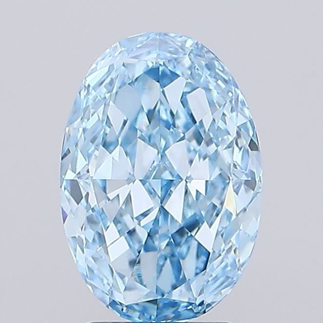 IGI Oval 2.94ct Fancy Vivid Blue VVS2 - Loose Lab Diamond: IGI Oval 2.94ct Fancy Vivid Blue VVS2 - Loose Lab Diamond Item Specifics: Source: This Is A Real Diamond Grown In A Lab Not Mined. Carat: 2.94 Cut: - Color: Fancy Vivid Blue Clarity: VVS2 Polish: VG S