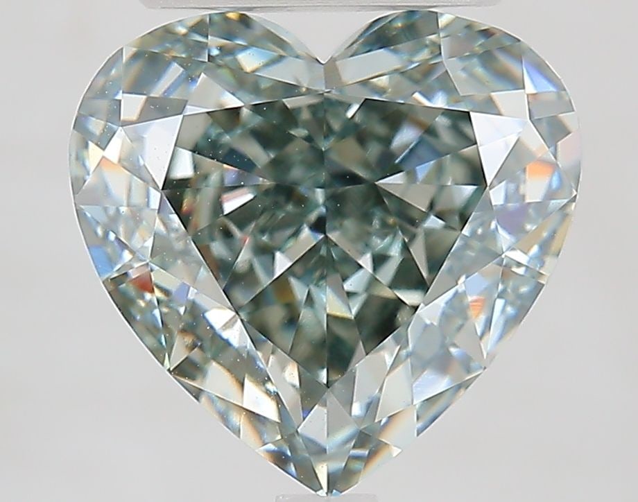 IGI Heart 5.01ct Fancy Gray Green VVS2 - Loose Lab Diamond: IGI Heart 5.01ct Fancy Gray Green VVS2 - Loose Lab Diamond Item Specifics: Source: This Is A Real Diamond Grown In A Lab Not Mined. Carat: 5.01 Cut: - Color: Fancy Gray Green Clarity: VVS2 Polish: EX 