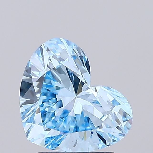 IGI Heart 1.69ct Fancy Vivid Blue VVS2 - Loose Lab Diamond: IGI Heart 1.69ct Fancy Vivid Blue VVS2 - Loose Lab Diamond Item Specifics: Source: This Is A Real Diamond Grown In A Lab Not Mined. Carat: 1.69 Cut: - Color: Fancy Vivid Blue Clarity: VVS2 Polish: EX 