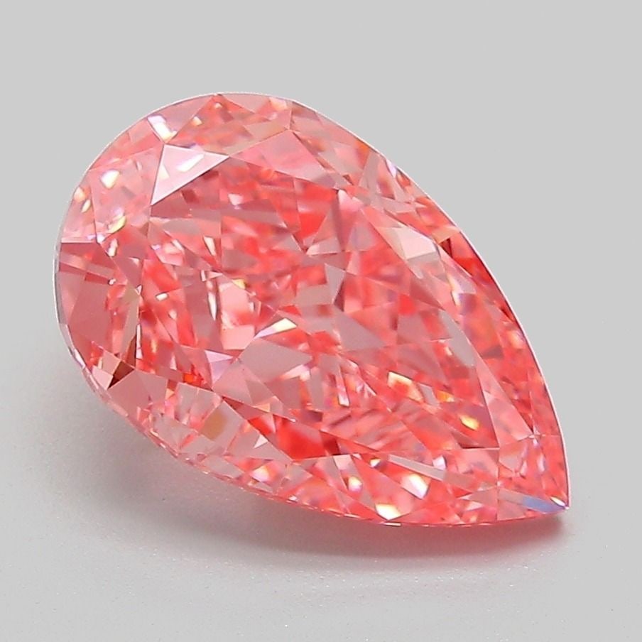 IGI Pear 3.09ct Fancy Vivid Pink VVS2 - Loose Lab Diamond: IGI Pear 3.09ct Fancy Vivid Pink VVS2 - Loose Lab Diamond Item Specifics: Source: This Is A Real Diamond Grown In A Lab Not Mined. Carat: 3.09 Cut: - Color: Fancy Vivid Pink Clarity: VVS2 Polish: EX
