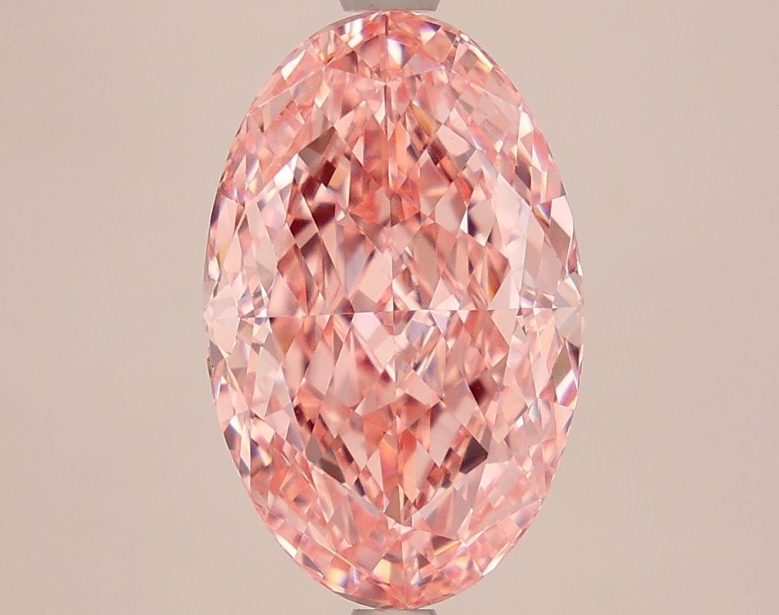 IGI Oval 4.66ct Fancy Vivid Pink VVS2 - Loose Lab Diamond: IGI Oval 4.66ct Fancy Vivid Pink VVS2 - Loose Lab Diamond Item Specifics: Source: This Is A Real Diamond Grown In A Lab Not Mined. Carat: 4.66 Cut: - Color: Fancy Vivid Pink Clarity: VVS2 Polish: EX S