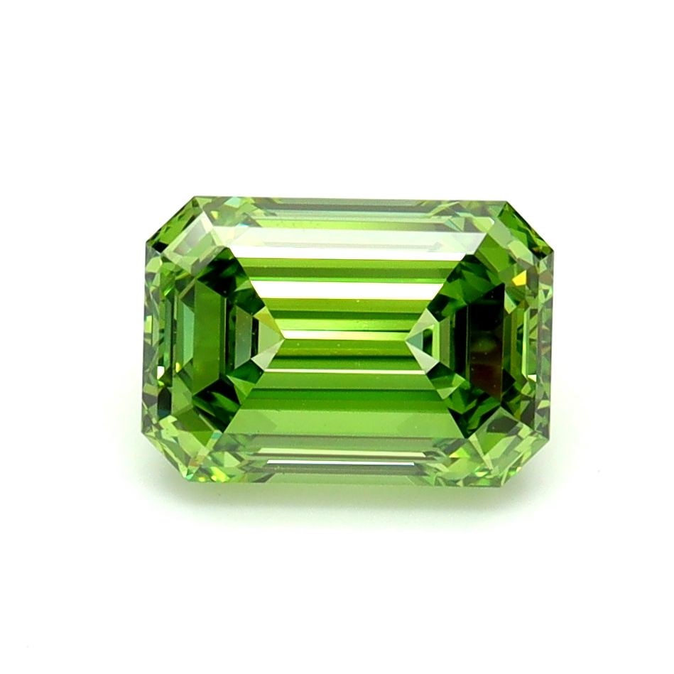 IGI Emerald 1.56ct Fancy Vivid Green VVS2 - Loose Lab Diamond: IGI Emerald 1.56ct Fancy Vivid Green VVS2 - Loose Lab Diamond Item Specifics: Source: This Is A Real Diamond Grown In A Lab Not Mined. Carat: 1.56 Cut: - Color: Fancy Vivid Green Clarity: VVS2 Polish: