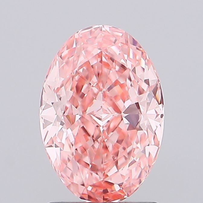IGI Oval 1.55ct Fancy Vivid Pink VVS2 - Loose Lab Diamond: IGI Oval 1.55ct Fancy Vivid Pink VVS2 - Loose Lab Diamond Item Specifics: Source: This Is A Real Diamond Grown In A Lab Not Mined. Carat: 1.55 Cut: - Color: Fancy Vivid Pink Clarity: VVS2 Polish: EX S
