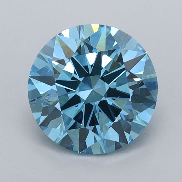 IGI Round 1.35ct Fancy Vivid Blue VVS2 - Ideal Loose Lab Diamond: IGI Round 1.35ct Fancy Vivid Blue VVS2 - Ideal Loose Lab Diamond Item Specifics: Source: This Is A Real Diamond Grown In A Lab Not Mined. Carat: 1.35 Cut: ID Color: Fancy Vivid Blue Clarity: VVS2 Poli