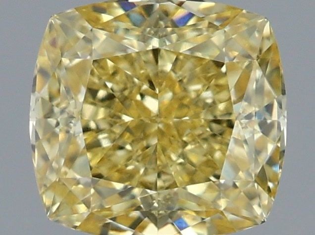 IGI Cushion Modified 1.66ct Fancy Intense Yellow VVS2 - Loose Lab Diamond: IGI Cushion Modified 1.66ct Fancy Intense Yellow VVS2 - Loose Lab Diamond Item Specifics: Source: This Is A Real Diamond Grown In A Lab Not Mined. Carat: 1.66 Cut: - Color: Fancy Intense Yellow Clarit