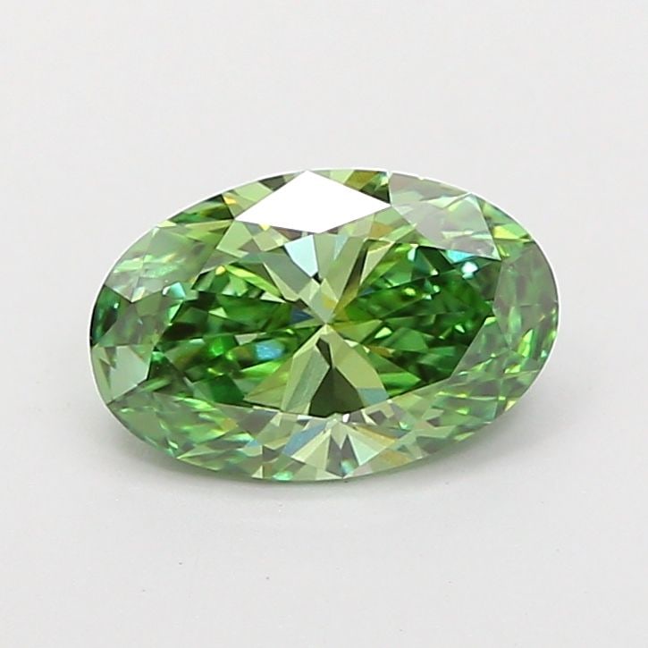 IGI Oval 1.36ct Fancy Vivid Green VVS2 - Loose Lab Diamond: IGI Oval 1.36ct Fancy Vivid Green VVS2 - Loose Lab Diamond Item Specifics: Source: This Is A Real Diamond Grown In A Lab Not Mined. Carat: 1.36 Cut: - Color: Fancy Vivid Green Clarity: VVS2 Polish: