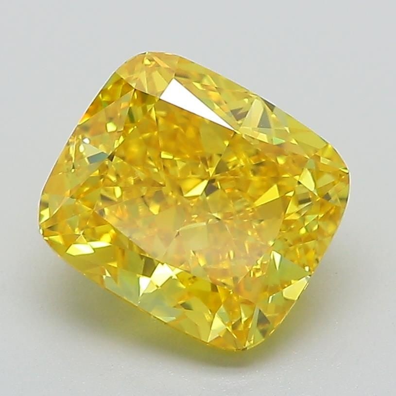IGI Cushion Modified 2.61ct Fancy Vivid Yellow VVS2 - Loose Lab Diamond: IGI Cushion Modified 2.61ct Fancy Vivid Yellow VVS2 - Loose Lab Diamond Item Specifics: Source: This Is A Real Diamond Grown In A Lab Not Mined. Carat: 2.61 Cut: - Color: Fancy Vivid Yellow Clarity: V