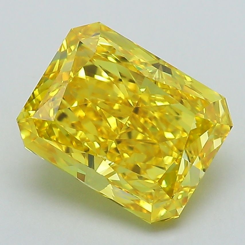 IGI Radiant 3.27ct Fancy Vivid Yellow VVS2 - Loose Lab Diamond: IGI Radiant 3.27ct Fancy Vivid Yellow VVS2 - Loose Lab Diamond Item Specifics: Source: This Is A Real Diamond Grown In A Lab Not Mined. Carat: 3.27 Cut: - Color: Fancy Vivid Yellow Clarity: VVS2 Polis