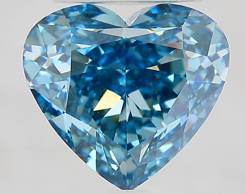 IGI Heart 4.11ct Fancy Vivid Blue VVS2 - Loose Lab Diamond: IGI Heart 4.11ct Fancy Vivid Blue VVS2 - Loose Lab Diamond Item Specifics: Source: This Is A Real Diamond Grown In A Lab Not Mined. Carat: 4.11 Cut: - Color: Fancy Vivid Blue Clarity: VVS2 Polish: EX 