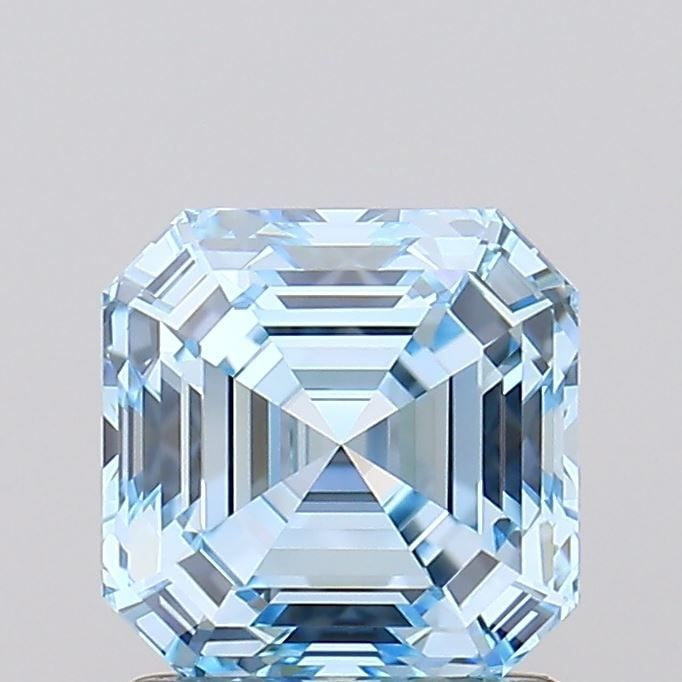 IGI Asscher 1.5ct Fancy Intense Blue VVS2 - Loose Lab Diamond: IGI Asscher 1.5ct Fancy Intense Blue VVS2 - Loose Lab Diamond Item Specifics: Source: This Is A Real Diamond Grown In A Lab Not Mined. Carat: 1.5 Cut: - Color: Fancy Intense Blue Clarity: VVS2 Polish:
