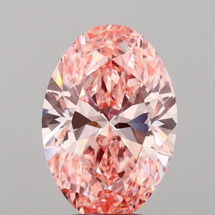 IGI Oval 3.59ct Fancy Vivid Pink VVS2 - Loose Lab Diamond: IGI Oval 3.59ct Fancy Vivid Pink VVS2 - Loose Lab Diamond Item Specifics: Source: This Is A Real Diamond Grown In A Lab Not Mined. Carat: 3.59 Cut: - Color: Fancy Vivid Pink Clarity: VVS2 Polish: EX S