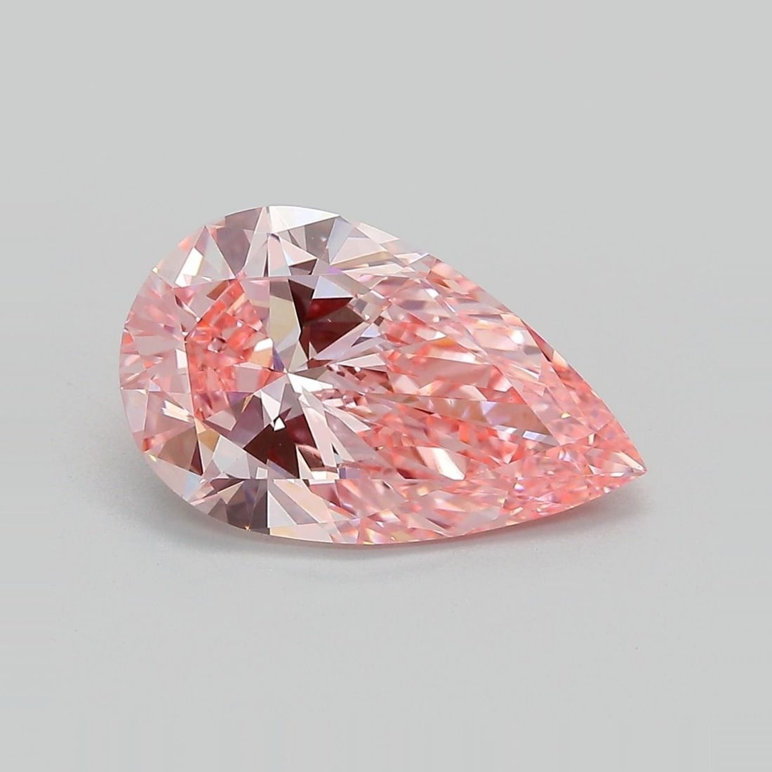 IGI Pear 3.32ct Fancy Vivid Pink VVS2 - Loose Lab Diamond: IGI Pear 3.32ct Fancy Vivid Pink VVS2 - Loose Lab Diamond Item Specifics: Source: This Is A Real Diamond Grown In A Lab Not Mined. Carat: 3.32 Cut: - Color: Fancy Vivid Pink Clarity: VVS2 Polish: EX S
