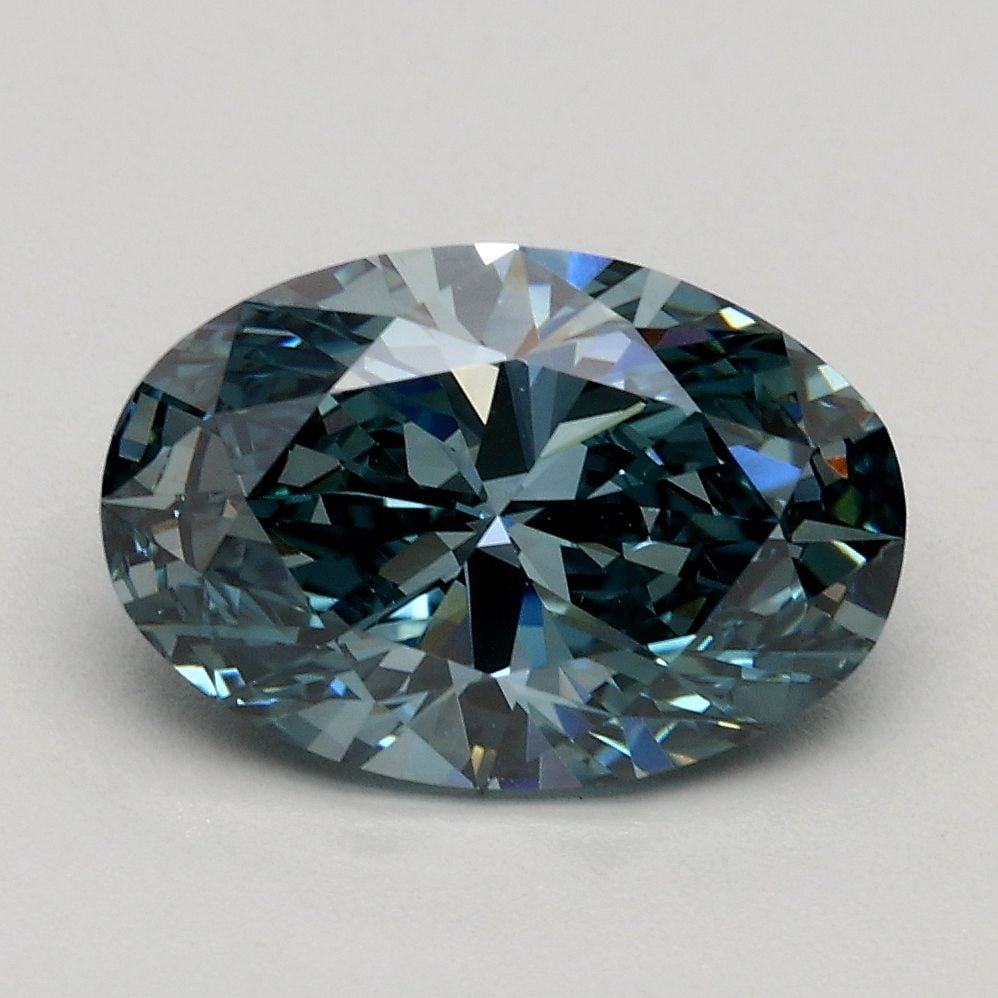 IGI Oval 1.76ct Fancy Intense Greenish Blue VVS2 - Loose Lab Diamond: IGI Oval 1.76ct Fancy Intense Greenish Blue VVS2 - Loose Lab Diamond Item Specifics: Source: This Is A Real Diamond Grown In A Lab Not Mined. Carat: 1.76 Cut: - Color: Fancy Intense Greenish Blue Clar