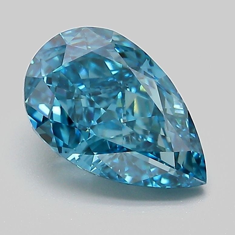 IGI Pear 2.04ct Fancy Vivid Blue VVS2 - Loose Lab Diamond: IGI Pear 2.04ct Fancy Vivid Blue VVS2 - Loose Lab Diamond Item Specifics: Source: This Is A Real Diamond Grown In A Lab Not Mined. Carat: 2.04 Cut: - Color: Fancy Vivid Blue Clarity: VVS2 Polish: EX S