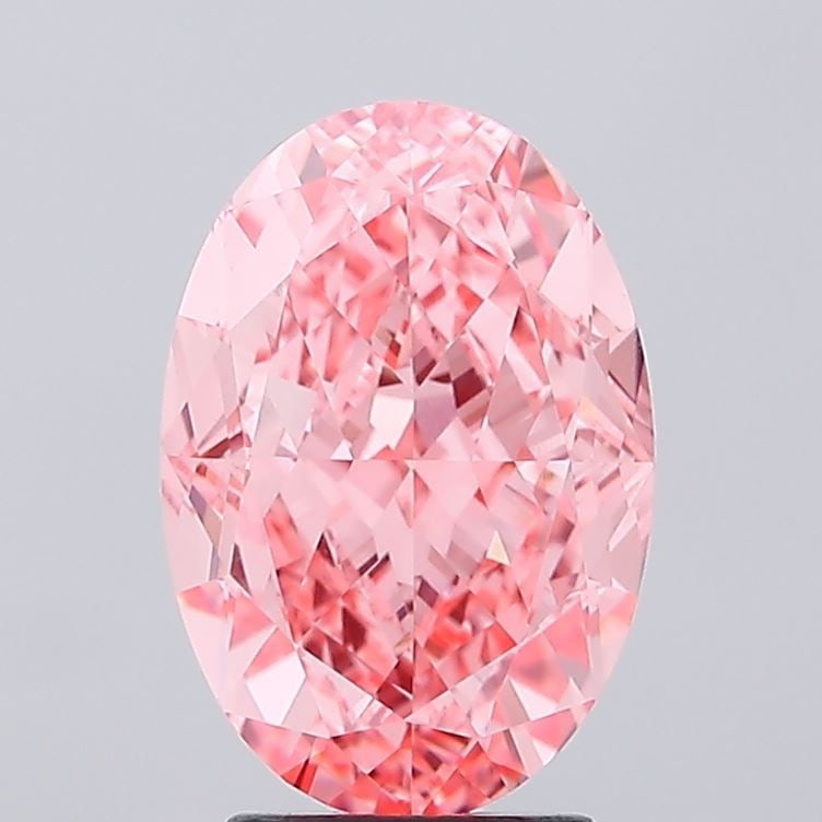 IGI Oval 4.18ct Fancy Vivid Pink VVS1 - Loose Lab Diamond: IGI Oval 4.18ct Fancy Vivid Pink VVS1 - Loose Lab Diamond Item Specifics: Source: This Is A Real Diamond Grown In A Lab Not Mined. Carat: 4.18 Cut: - Color: Fancy Vivid Pink Clarity: VVS1 Polish: EX S