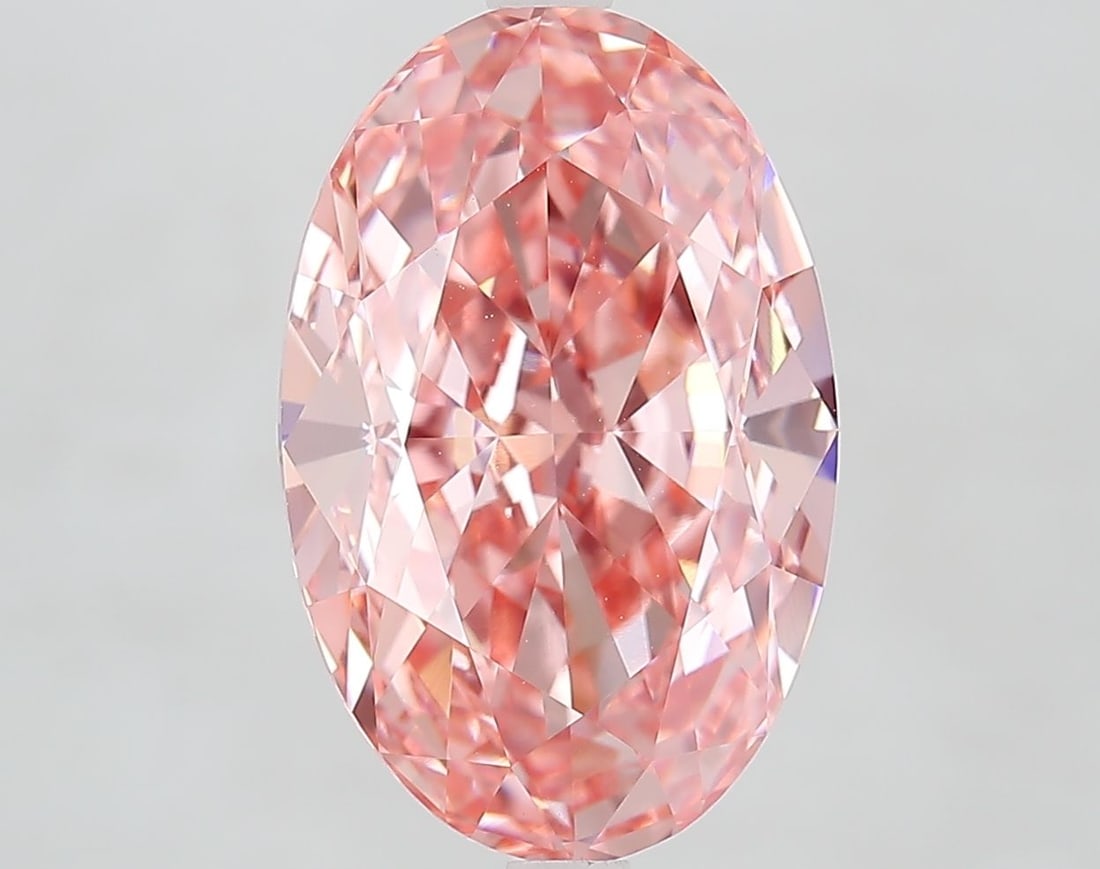 IGI Oval 6.52ct Fancy Vivid Pink VVS1 - Loose Lab Diamond: IGI Oval 6.52ct Fancy Vivid Pink VVS1 - Loose Lab Diamond Item Specifics: Source: This Is A Real Diamond Grown In A Lab Not Mined. Carat: 6.52 Cut: - Color: Fancy Vivid Pink Clarity: VVS1 Polish: EX S