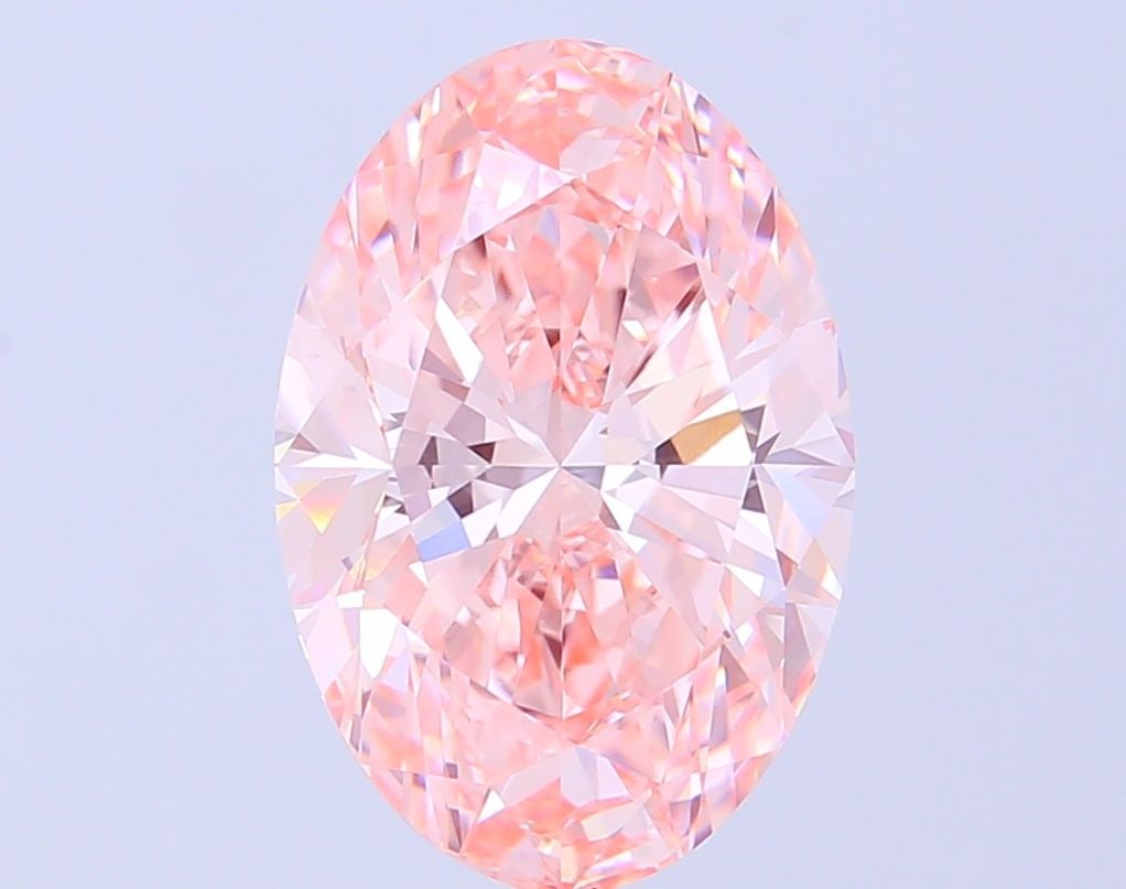 IGI Oval 5.09ct Fancy Vivid Pink VVS2 - Loose Lab Diamond: IGI Oval 5.09ct Fancy Vivid Pink VVS2 - Loose Lab Diamond Item Specifics: Source: This Is A Real Diamond Grown In A Lab Not Mined. Carat: 5.09 Cut: - Color: Fancy Vivid Pink Clarity: VVS2 Polish: EX S