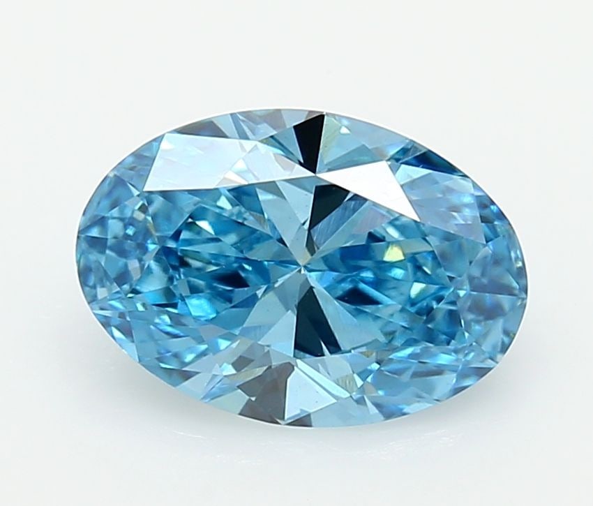 IGI Oval 2.01ct Fancy Vivid Blue VVS2 - Loose Lab Diamond: IGI Oval 2.01ct Fancy Vivid Blue VVS2 - Loose Lab Diamond Item Specifics: Source: This Is A Real Diamond Grown In A Lab Not Mined. Carat: 2.01 Cut: - Color: Fancy Vivid Blue Clarity: VVS2 Polish: EX S