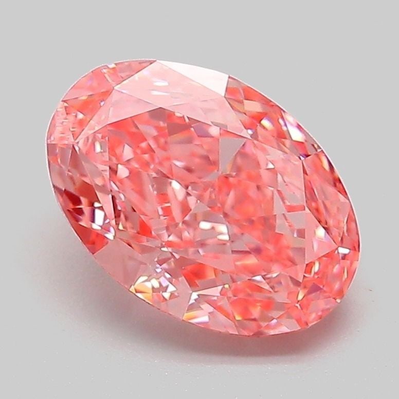 IGI Oval 2.12ct Fancy Vivid Pink VVS2 - Loose Lab Diamond: IGI Oval 2.12ct Fancy Vivid Pink VVS2 - Loose Lab Diamond Item Specifics: Source: This Is A Real Diamond Grown In A Lab Not Mined. Carat: 2.12 Cut: - Color: Fancy Vivid Pink Clarity: VVS2 Polish: EX S