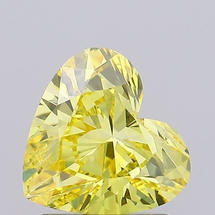 Heart 1.19ct Fancy Vivid Yellow VVS2 - Loose Lab Diamond: Heart 1.19ct Fancy Vivid Yellow VVS2 - Loose Lab Diamond Item Specifics: Source: This Is A Real Diamond Grown In A Lab Not Mined. Carat: 1.19 Cut: - Color: Fancy Vivid Yellow Clarity: VVS2 Polish: VG 