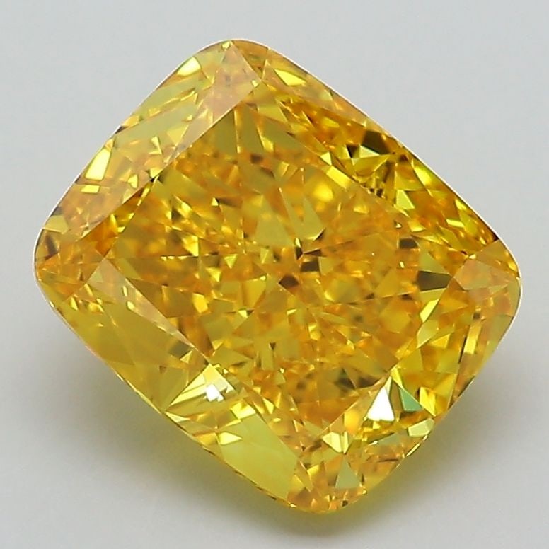 IGI Cushion Modified 2.76ct Fancy Vivid Yellow VVS2 - Loose Lab Diamond: IGI Cushion Modified 2.76ct Fancy Vivid Yellow VVS2 - Loose Lab Diamond Item Specifics: Source: This Is A Real Diamond Grown In A Lab Not Mined. Carat: 2.76 Cut: - Color: Fancy Vivid Yellow Clarity: