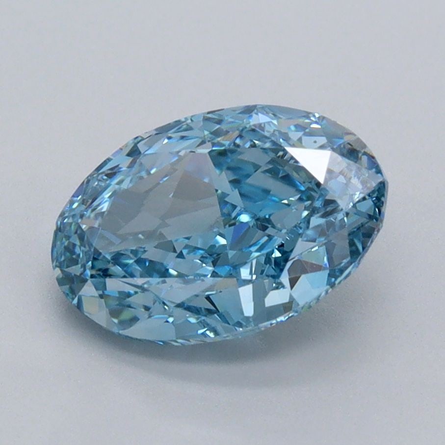 IGI Oval 2.11ct Fancy Vivid Blue VVS1 - Loose Lab Diamond: IGI Oval 2.11ct Fancy Vivid Blue VVS1 - Loose Lab Diamond Item Specifics: Source: This Is A Real Diamond Grown In A Lab Not Mined. Carat: 2.11 Cut: - Color: Fancy Vivid Blue Clarity: VVS1 Polish: EX S
