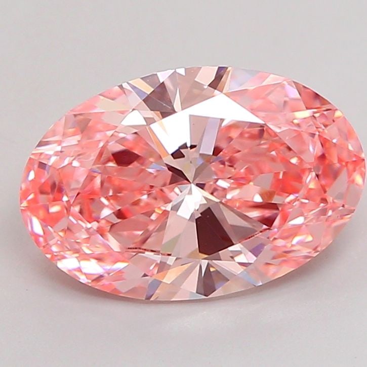 IGI Oval 3.0ct Fancy Vivid Pink VVS2 - Loose Lab Diamond: IGI Oval 3.0ct Fancy Vivid Pink VVS2 - Loose Lab Diamond Item Specifics: Source: This Is A Real Diamond Grown In A Lab Not Mined. Carat: 3.0 Cut: - Color: Fancy Vivid Pink Clarity: VVS2 Polish: EX Sym