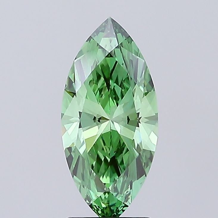 IGI Marquise 1.95ct Fancy Vivid Green VVS2 - Loose Lab Diamond: IGI Marquise 1.95ct Fancy Vivid Green VVS2 - Loose Lab Diamond Item Specifics: Source: This Is A Real Diamond Grown In A Lab Not Mined. Carat: 1.95 Cut: - Color: Fancy Vivid Green Clarity: VVS2 Polish