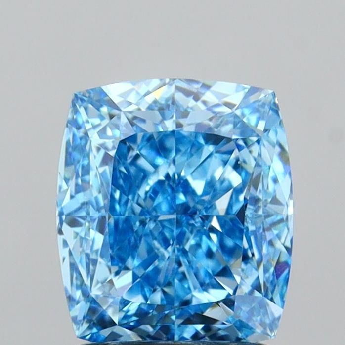 IGI Cushion Modified 1.84ct Fancy Vivid Blue VVS2 - Loose Lab Diamond: IGI Cushion Modified 1.84ct Fancy Vivid Blue VVS2 - Loose Lab Diamond Item Specifics: Source: This Is A Real Diamond Grown In A Lab Not Mined. Carat: 1.84 Cut: - Color: Fancy Vivid Blue Clarity: VVS2 