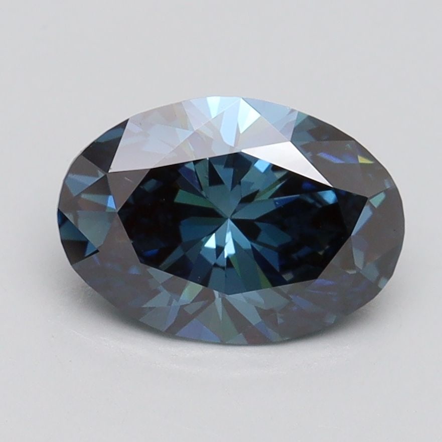 IGI Oval 1.53ct Fancy Vivid Greenish Blue VVS2 - Loose Lab Diamond: IGI Oval 1.53ct Fancy Vivid Greenish Blue VVS2 - Loose Lab Diamond Item Specifics: Source: This Is A Real Diamond Grown In A Lab Not Mined. Carat: 1.53 Cut: - Color: Fancy Vivid Greenish Blue Clarity:
