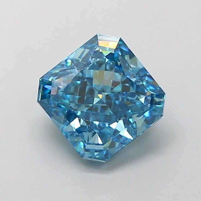 IGI Square Radiant 2.16ct Fancy Vivid Blue VVS2 - Loose Lab Diamond: IGI Square Radiant 2.16ct Fancy Vivid Blue VVS2 - Loose Lab Diamond Item Specifics: Source: This Is A Real Diamond Grown In A Lab Not Mined. Carat: 2.16 Cut: - Color: Fancy Vivid Blue Clarity: VVS2 Po