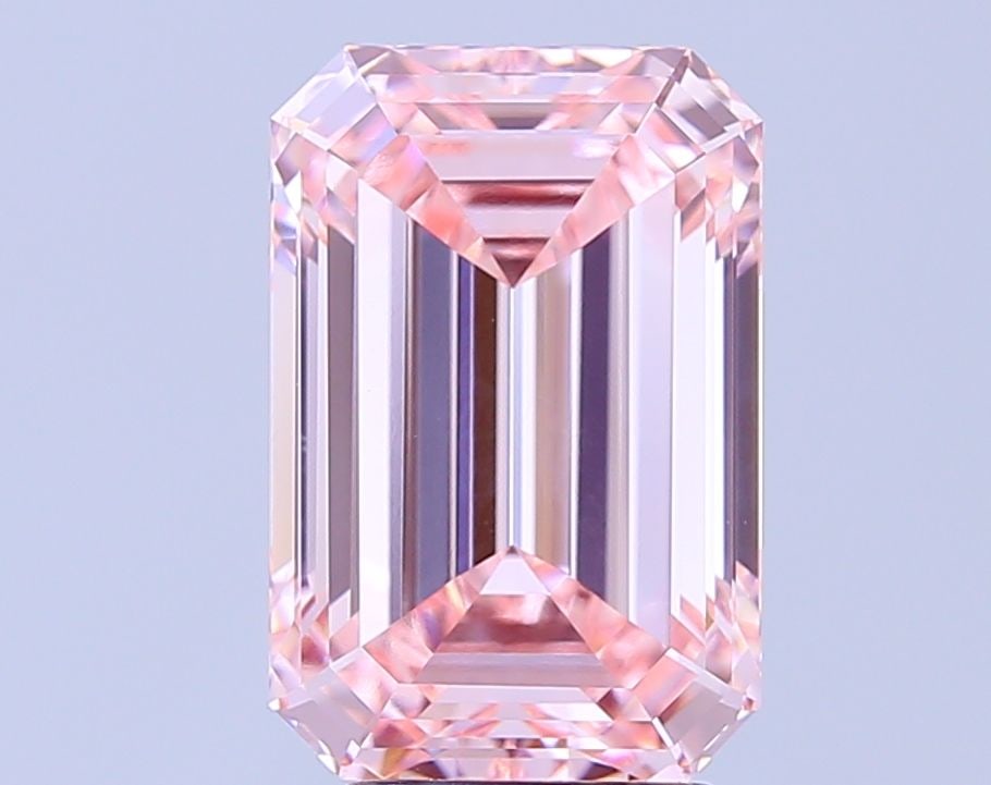 IGI Emerald 5.02ct Fancy Intense Pink VVS2 - Loose Lab Diamond: IGI Emerald 5.02ct Fancy Intense Pink VVS2 - Loose Lab Diamond Item Specifics: Source: This Is A Real Diamond Grown In A Lab Not Mined. Carat: 5.02 Cut: - Color: Fancy Intense Pink Clarity: VVS2 Polis