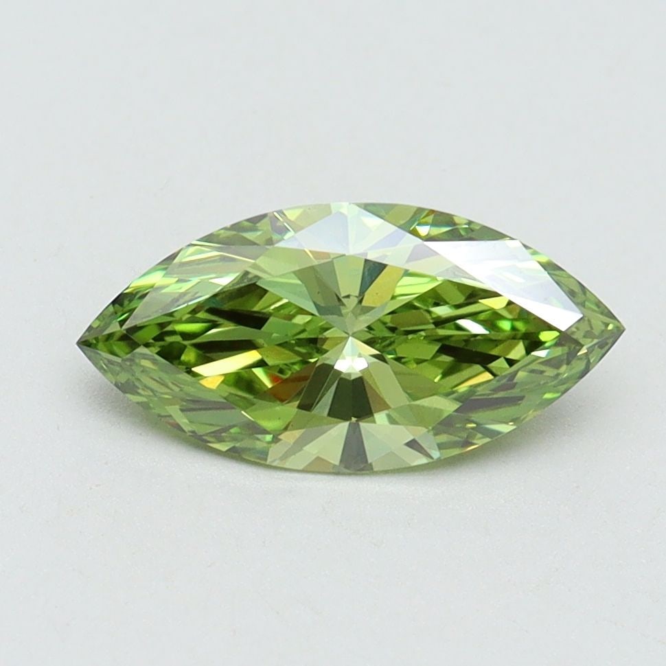 IGI Marquise 1.04ct Fancy Vivid Green VVS2 - Loose Lab Diamond: IGI Marquise 1.04ct Fancy Vivid Green VVS2 - Loose Lab Diamond Item Specifics: Source: This Is A Real Diamond Grown In A Lab Not Mined. Carat: 1.04 Cut: - Color: Fancy Vivid Green Clarity: VVS2 Polish